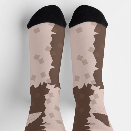 Chaussette Christmas Chess Cookies Pattern (Haut)