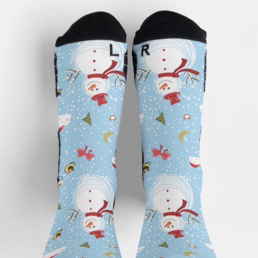 Chaussette Christmas Elements Snowman (Haut)