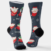 Chaussette "CHRISTMAS GNOMES" Écran Premium durable (Angulaire)