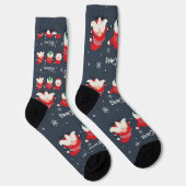 Chaussette "CHRISTMAS GNOMES" Écran Premium durable (Droite)