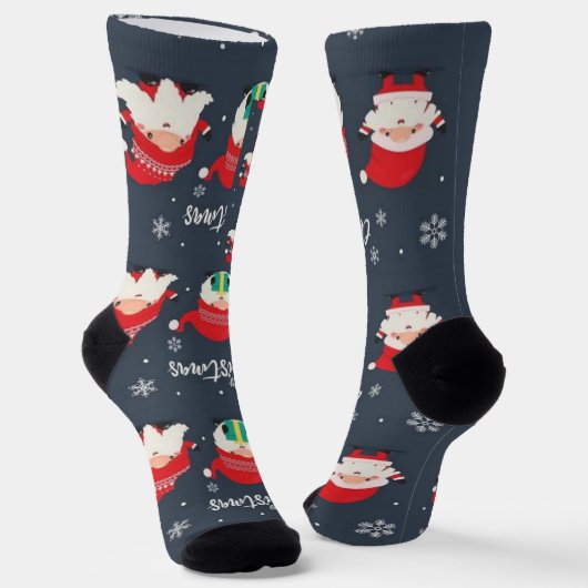 Chaussette "CHRISTMAS GNOMES" Écran Premium durable (Angulaire)