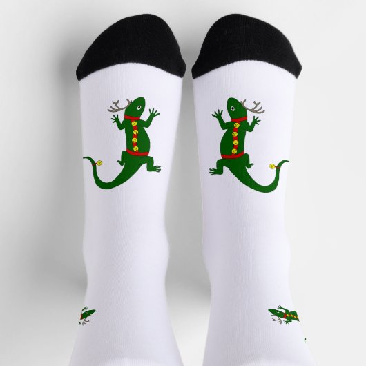 Chaussette Christmas Lizard Crew Socks (Haut)
