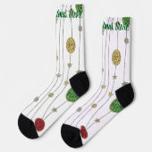 Chaussette Christmas Socks Glitter Garland (Gauche)