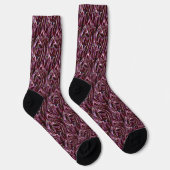Chaussette chrome bordeaux (Droite)
