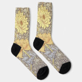 Chaussette Chrysanthème Fleurs de Mère en Fleur de William Mo (Droite)