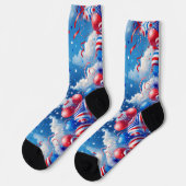 Chaussette Ciel Plein de Liberté (Gauche)