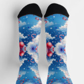 Chaussette Ciel Plein de Liberté (Haut)