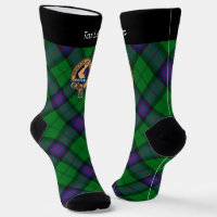 Cimier Clan Armstrong sur les Chaussettes Tartan