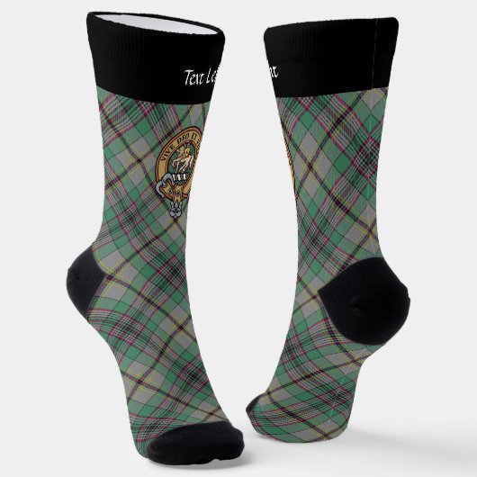 Chaussette Cimier Clan Craig sur les Chaussettes Tartan (Angulaire)