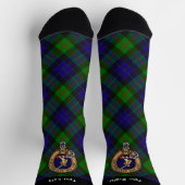 Chaussette Cimier Clan Gunn sur des Chaussettes Tartan (Haut)
