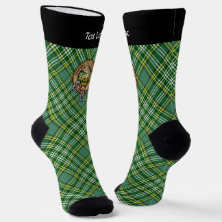 Chaussette Cimier de lion Clan Currie sur Tartan