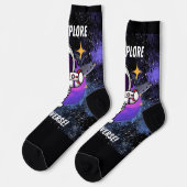 Chaussette citation d'astronaute (Gauche)