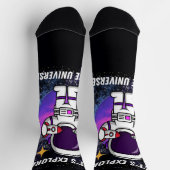 Chaussette citation d'astronaute (Haut)