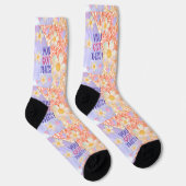 CHAUSSETTE CITATION VOUS Y ARRIVEREZ  (Droite)
