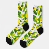 Chaussette Citron à l'aquarelle (Gauche)