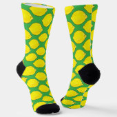 Chaussette citron vert aquarelle (Angulaire)