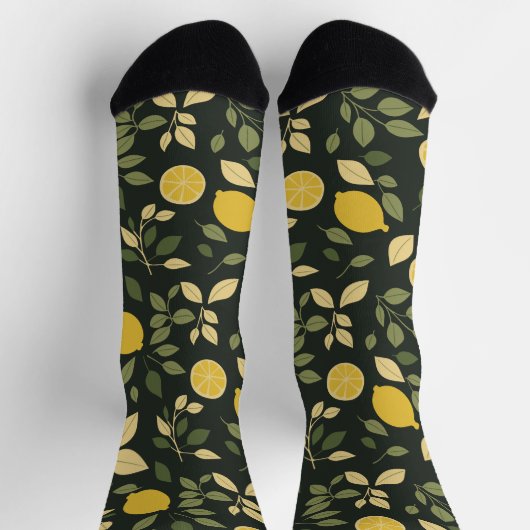Chaussette Citrons et Feuilles (Haut)