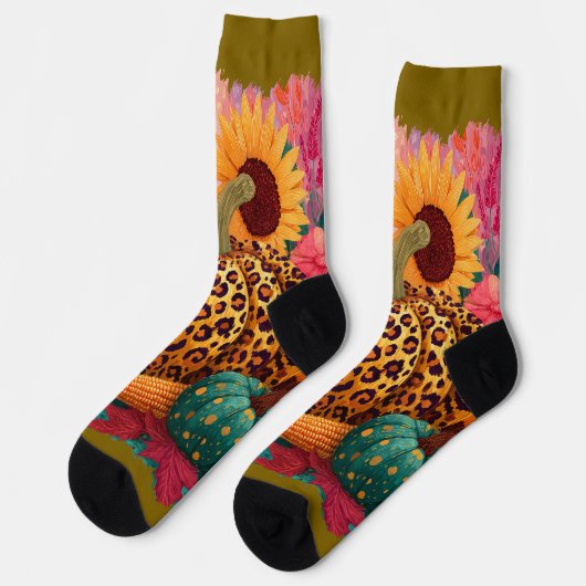 Chaussette Citrouille (Gauche)