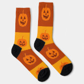 Chaussette Citrouilles Heureuses (Droite)