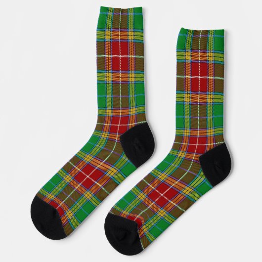 Chaussette Clan Baxter Chaussettes Tartan (Gauche)