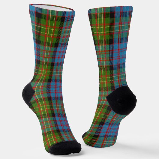 Chaussette Clan Bowie Tartan (Angulaire)
