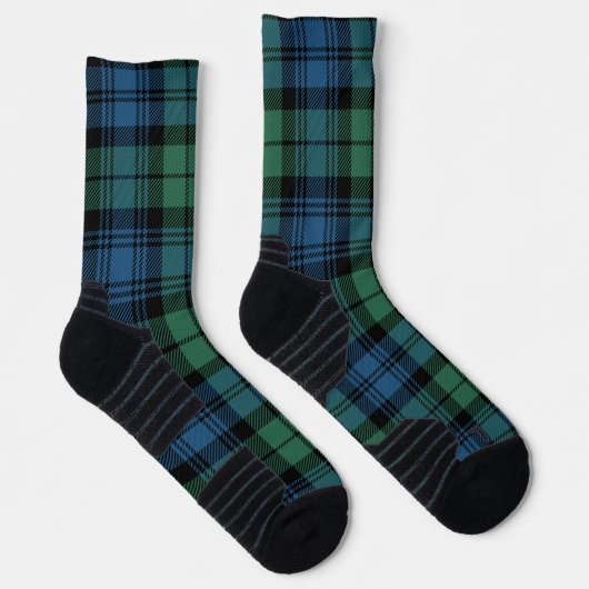 Chaussette Clan Campbell Green Check Tartan (Droite)