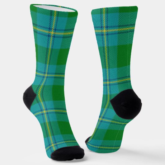 Chaussette Clan Irving Tartan (Angulaire)