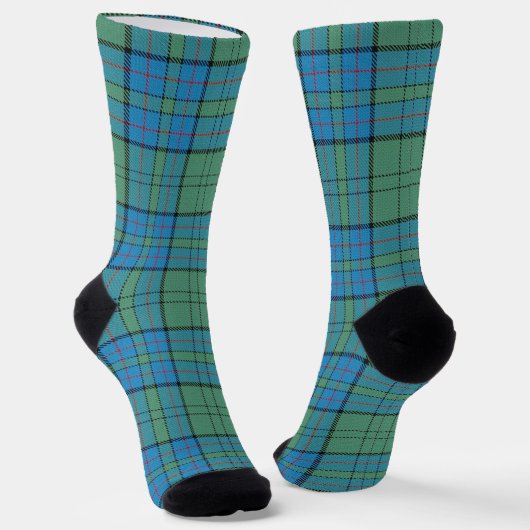 Chaussette Clan Lockhart Tartan (Angulaire)