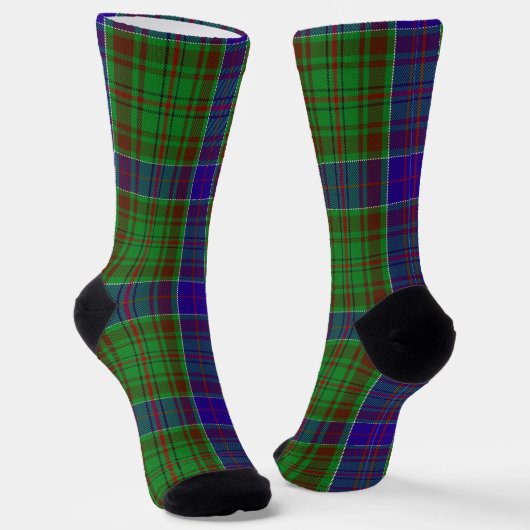 Chaussette Clan MacAdams Tartan (Angulaire)