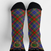 Chaussette Clan MacBeth Crest sur les Chaussettes Tartan (Haut)