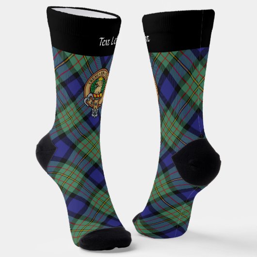 Chaussette Clan MacLaren Crest sur les Chaussettes Tartan (Angulaire)