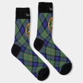 Chaussette Clan MacLaren Crest sur les Chaussettes Tartan (Droite)