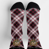 Chaussette Clan MacPherson Crest sur la chasse Chaussettes Ta (Haut)