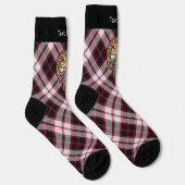 Chaussette Clan MacPherson Crest sur la chasse Chaussettes Ta (Droite)