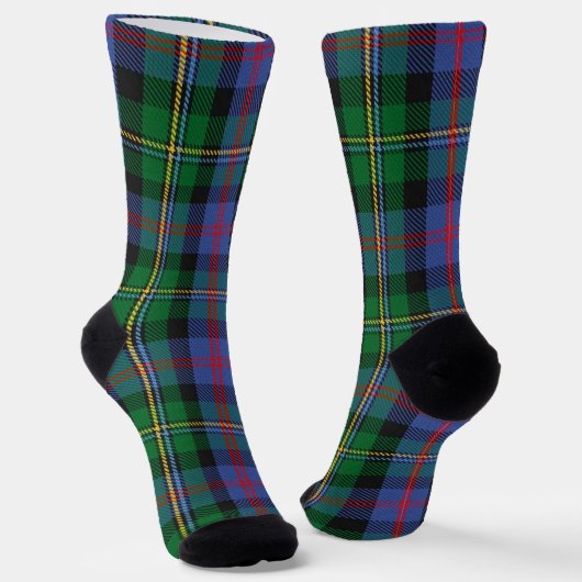 Chaussette Clan Malcolm Chaussettes Tartan (Angulaire)