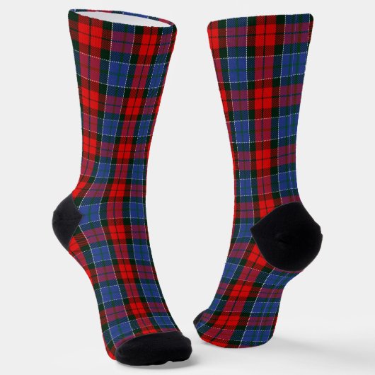 Chaussette Clan Patterson Red Tartan (Angulaire)