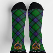 Chaussette Clan Sinclair Crest sur la chasse Tartan (Haut)