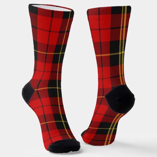 Chaussette Clan Wallace Tartan (Angulaire)