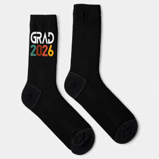 Chaussette Class of 2026 Graduation Retro Vintage Minimalist