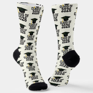 Chaussette Classe Letterman de 2026 Graduation