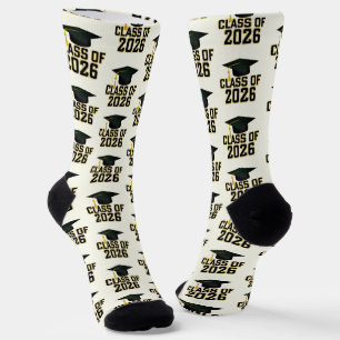 Chaussette Classe Letterman de 2026 Graduation