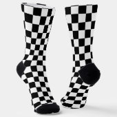 Chaussette Classic black checkerboard (Angulaire)