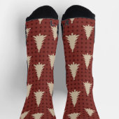 Chaussette Classic Green and Red Argyle Athletic Performance (Haut)