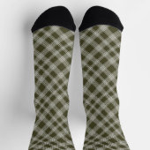 Chaussette Classic Sage Green Plaid (Haut)