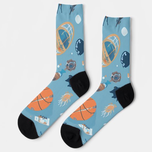 Chaussette Classic Spider-Man with Dynamic Cosmic Background (Gauche)