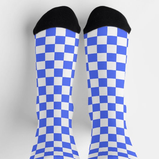 Chaussette Classic visual sapphire checkerboard  (Haut)