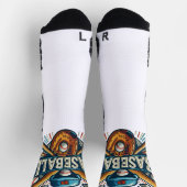 Chaussette Classique Baseball Essentials / Stylish Retro Lege (Haut)
