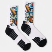 Chaussette Classique Baseball Essentials / Stylish Retro Lege (Droite)