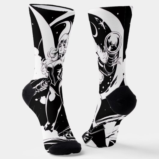 Chaussette Classique de la science-fiction : chaussettes Cybe (Angulaire)