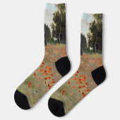 Chaussette Claude Monet - Champ de coquelicots (Gauche)